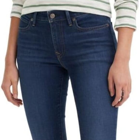 Levi 711 Dark Wash Skinny Jeans Size 31 - Picture 3 of 13